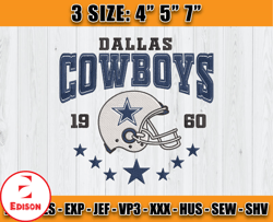 Dallas Cowboys Football Embroidery Design, Brand Embroidery, NFL Embroidery File, Logo Shirt 37