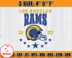 Los Angeles Rams Football Embroidery Design, Brand Embroidery, NFL Embroidery File, Logo Shirt 40