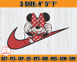 Nike Mickey Embroidery, Mickey Mouse Embroidery, Embroidery Machine file