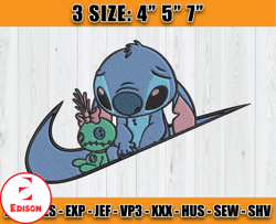 Nike Stitch Embroidery, Lilo and Stitch Embroidery, embroidery