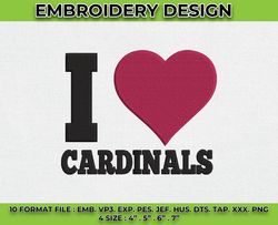 Cardinals Embroidery Designs, Machine Embroidery Pattern -01 by Carrollsvg