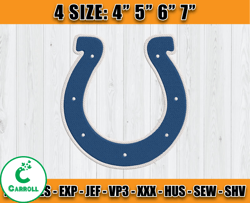NFL Indianapolis Colts embroidery files, Indianapolis Colts Embroidery Designs, NFL Teams, Machine Embroidery Pattern, D