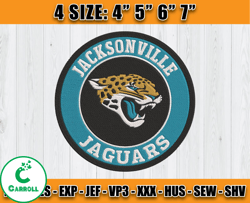 Jacksonville Jaguars Coins embroidery design, Jacksonville Jaguars embroidery, logo sport embroidery, D4