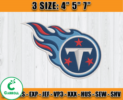 Tennessee Titans Embroidery Designs, NFL Embroidery Designs, NFL Titans Embroidery, Digital Download