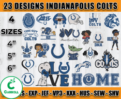 Indianapolis Colts Football Logo Embroidery Bundle, Bundle NFL Logo Embroidery 14