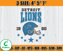 Detroit Lions Football Embroidery Design, Brand Embroidery, NFL Embroidery File, Logo Shirt 38