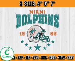 Miami Dolphins Football Embroidery Design, Brand Embroidery, NFL Embroidery File, Logo Shirt 60