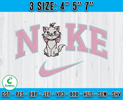Nike Marie Embroidery, The Aristocats Embroidery, Disney Characters Embroidery