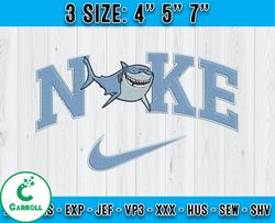 Nike Bruce Embroidery, Finding Nemo Embroidery, Embroidery desing file