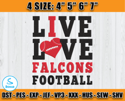 Atlanta Falcons Embroidery, NFL Falcons Embroidery, NFL Machine Embroidery Digital, 4 sizes Machine Emb Files-19-Schad