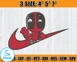 deadpool character embroidery, disney embroidery, embroidery pattern
