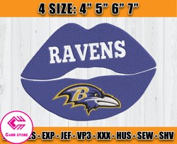 Ravens Embroidery, NFL Ravens Embroidery, NFL Machine Embroidery Digital, 4 sizes Machine Emb Files -10-Carr