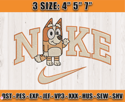 Nike X Winton embroidery, Bluey Character embroidery, embroidery design file