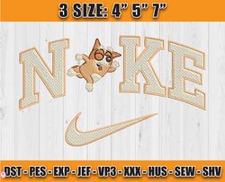 Nike X Bluey embroidery, Cartoon Character embroidery, embroidery machine file