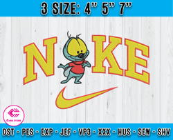 Nike Ziper Embroidery, Chip and dale Embroidery design, embroidery pattern