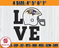 Ravens Embroidery, NFL Ravens Embroidery, NFL Machine Embroidery Digital, 4 sizes Machine Emb Files - 09-Specht