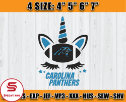 Panthers Embroidery, Unicorn Embroidery, NFL Machine Embroidery Digital, 4 sizes Machine Emb Files -26 - Specht