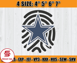 Dallas Cowboys Embroidery, Dallas Logo, Logo NFL Embroidery, sport Embroidery D1 - Specht