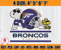 Broncos Snoopy Embroidery File, Denver Broncos Embroidery File, Snoopy Embroidery, Embroidery Patterns D10 - Specht
