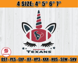 Texans Unicon Embroidery Design, Texans Embroidery Design, NFL sport, Embroidery Design files, D9- Specht png