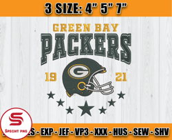 Green Bay Packers Football Embroidery Design, Brand Embroidery, NFL Embroidery File, Logo Shirt 39