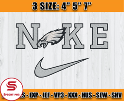 Philadelphia Eagles Nike Embroidery Design, Brand Embroidery, NFL Embroidery File, Logo Shirt 146