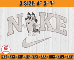 Nike X Bluey embroidery, Cartoon Character embroidery, embroidery machine FILE