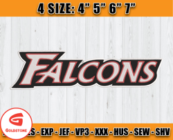 Atlanta Falcons Embroidery, NFL Falcons Embroidery, NFL Machine Embroidery Digital, 4 sizes Machine Emb Files-27-Goldsto