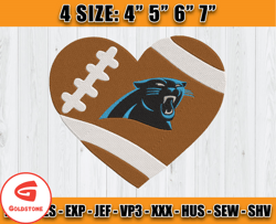 Panthers Embroidery, Embroidery, NFL Machine Embroidery Digital, 4 sizes Machine Emb Files -17 - Goldstone