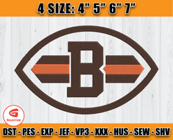 Cleveland Browns Logo Embroidery, Browns Embroidery Design, Logo sport embroidery, Embroidery Design D05 -Goldstone