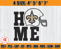 New Orleans Saints Home embroidery design, New Orleans Saints embroidery, NFL embroidery, Logo sport embroidery