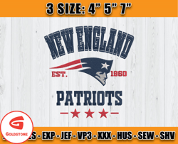 New England Patriots Football Embroidery Design, Brand Embroidery, NFL Embroidery File, Logo Shirt 29