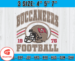 Tampa Bay Buccaneers Football Embroidery Design, Brand Embroidery, NFL Embroidery File, Logo Shirt 79