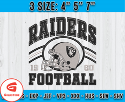 Las Vegas Raiders Football Embroidery Design, Brand Embroidery, NFL Embroidery File, Logo Shirt 90