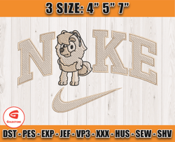 Nike X Judo embroidery, Bluey Character embroidery, embroidery design file