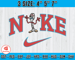 Forky Nike Embroidery, Cartoon Embroidery Design