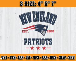 New England Patriots Football Embroidery Design, Brand Embroidery, NFL Embroidery File, Logo Shirt 29