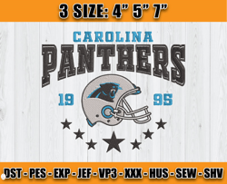 Carolina Panthers Football Embroidery Design, Brand Embroidery, NFL Embroidery File, Logo Shirt 35