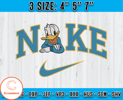 Nike X Donal embroidery, Disney Character embroidery, Nike disney Embroidery