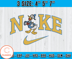 Nike X Donal embroidery, Nike embroidery, Disney Character embroidery, machine embroidery patterns