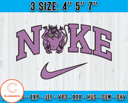 Nike x monster Embroidery, Hercules Character Embroidery, Embroidery Pattern