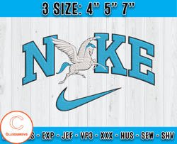 Nike x Pegasus Embroidery, Hercules Character Embroidery, applique embroidery designs
