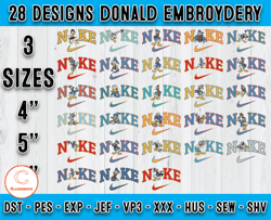 Bundle 28 Design Donald Duck embroidery, Disney Characters embroidery