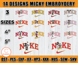 Nundle 14 Design Mikey Mouse embroidery, machine embroidery applique design