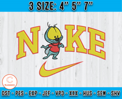 Nike Ziper Embroidery, Chip and dale Embroidery design, embroidery pattern