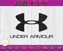 Under Armour logo embroidery, logo fashion emboridery, embroidery file