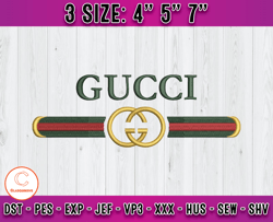 Gucci embroidery, gucci logo embroidery, emboridery pattern