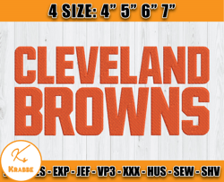 Cleveland Browns Embroidery,Browns Logo Embroidery, NFL embroidery design, Logo sport embroidery, Embroidery Design D04