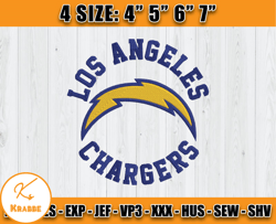 Chargerss Logo Embroidery, Logo NFL Embroidery, Embroidery Design files by Krabbe store