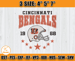 Cincinnati Bengals Football Embroidery Design, Brand Embroidery, NFL Embroidery File, Logo Shirt 51